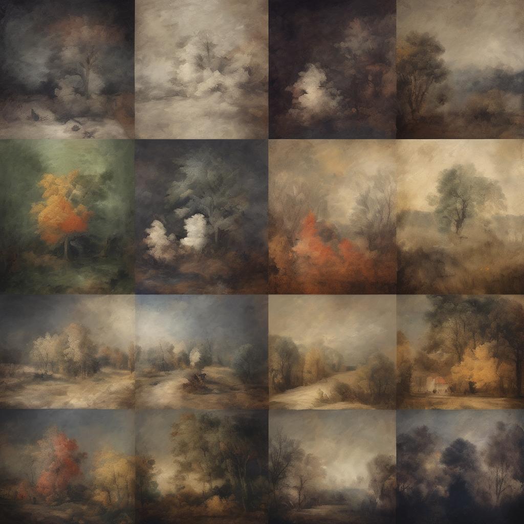 Η εξέλιξη του ύφους και της τεχνικής του καλλιτέχνη